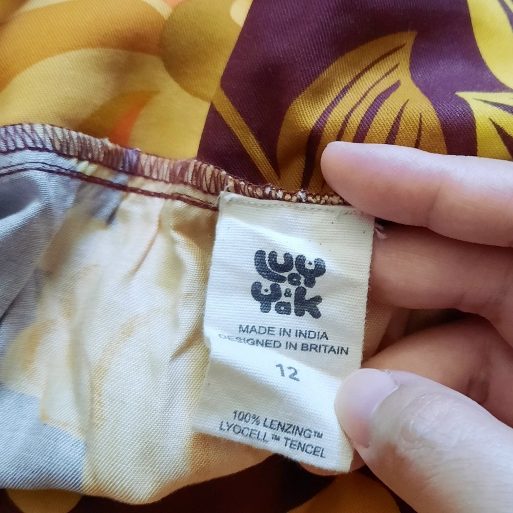 NWOT Lucy & Yak Mable TENCEL™ Lyocell Maxi Dress in Reyna Print - Size 8 / UK 12 - Picture 12 of 16